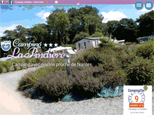 Tablet Screenshot of camping-la-pindiere.com